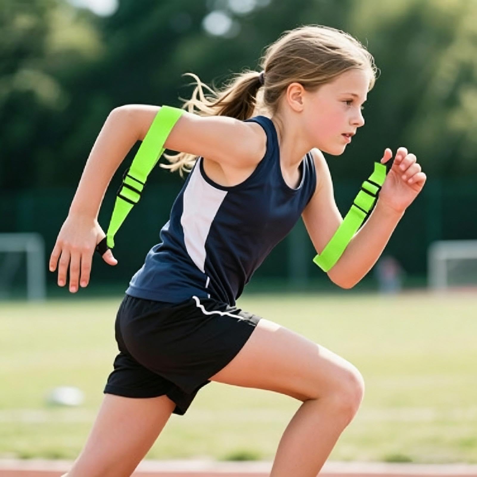 Attrezzatura per l'Allenamento a Velocità Fasce di Correzione 'Oscillazione | Allenatore Braccia per Giovani su Pista per Giovani Ragazzi Bambini Palestra Campo ca Fitness