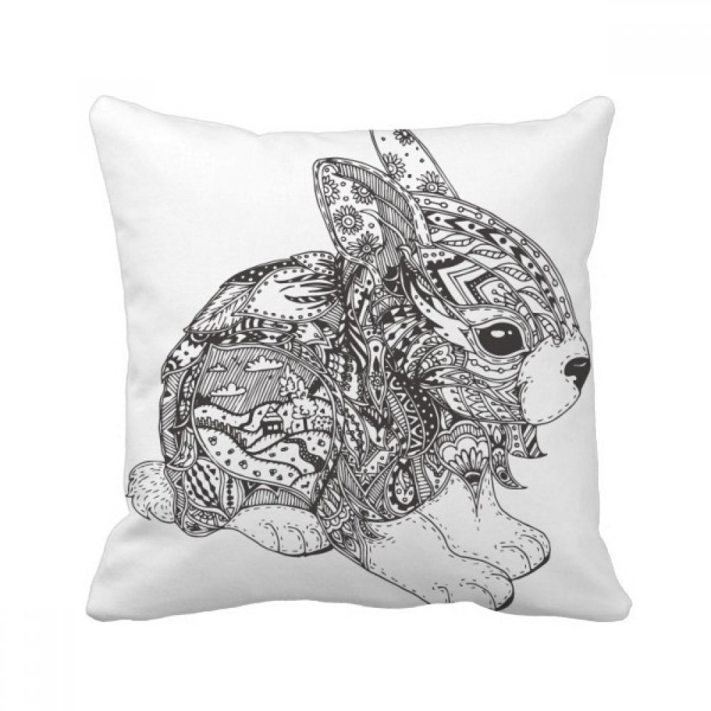Oreiller éléphant multicolore pour décorer le canapé et réchauffer l'ambiance du salon