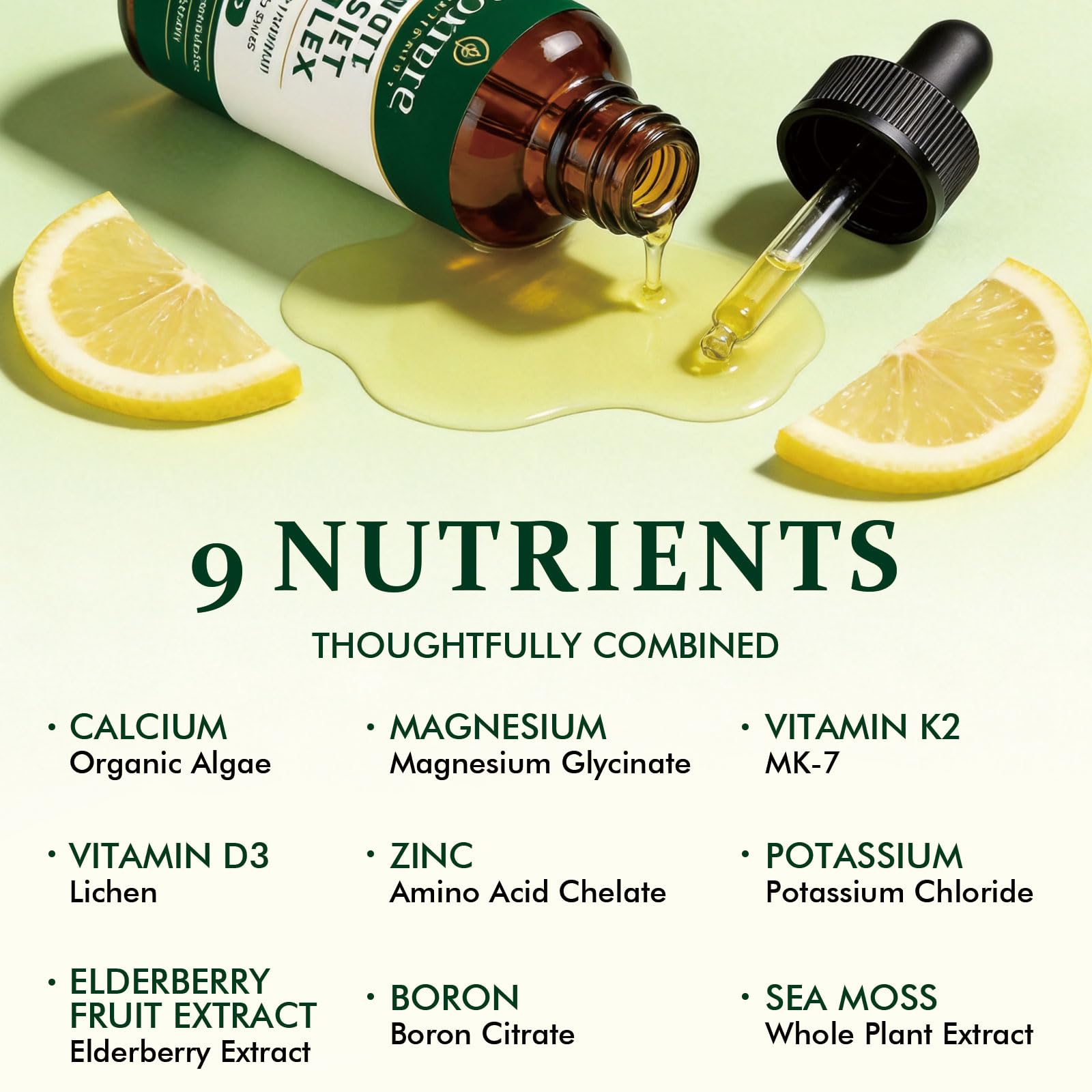 Somara Bone Density Complex Liquid, Calcium Magnesium K2 D3 Drops — Amazon image 6