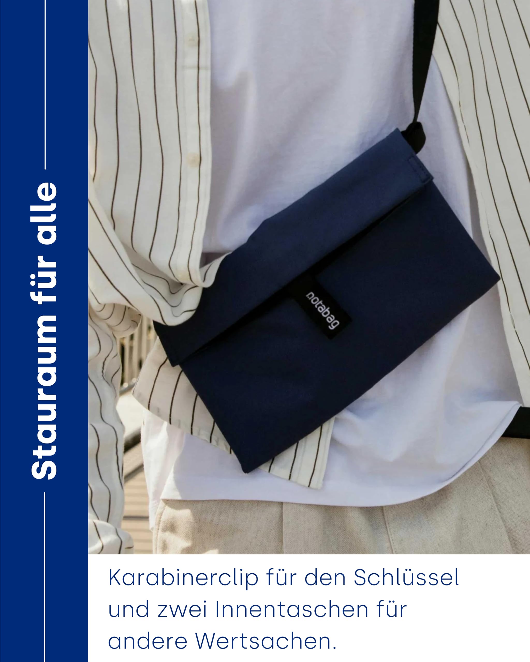 Notabag Crossbody - Navy Blue