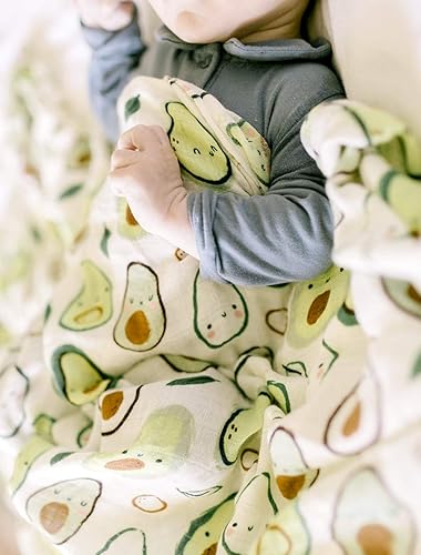 Miniatura 4 de Loulou Lollipop  Manta suave de muselina para bebé, manta de recepción premium, manta envolvente para bebe de 47" x 47" para niñas y niños