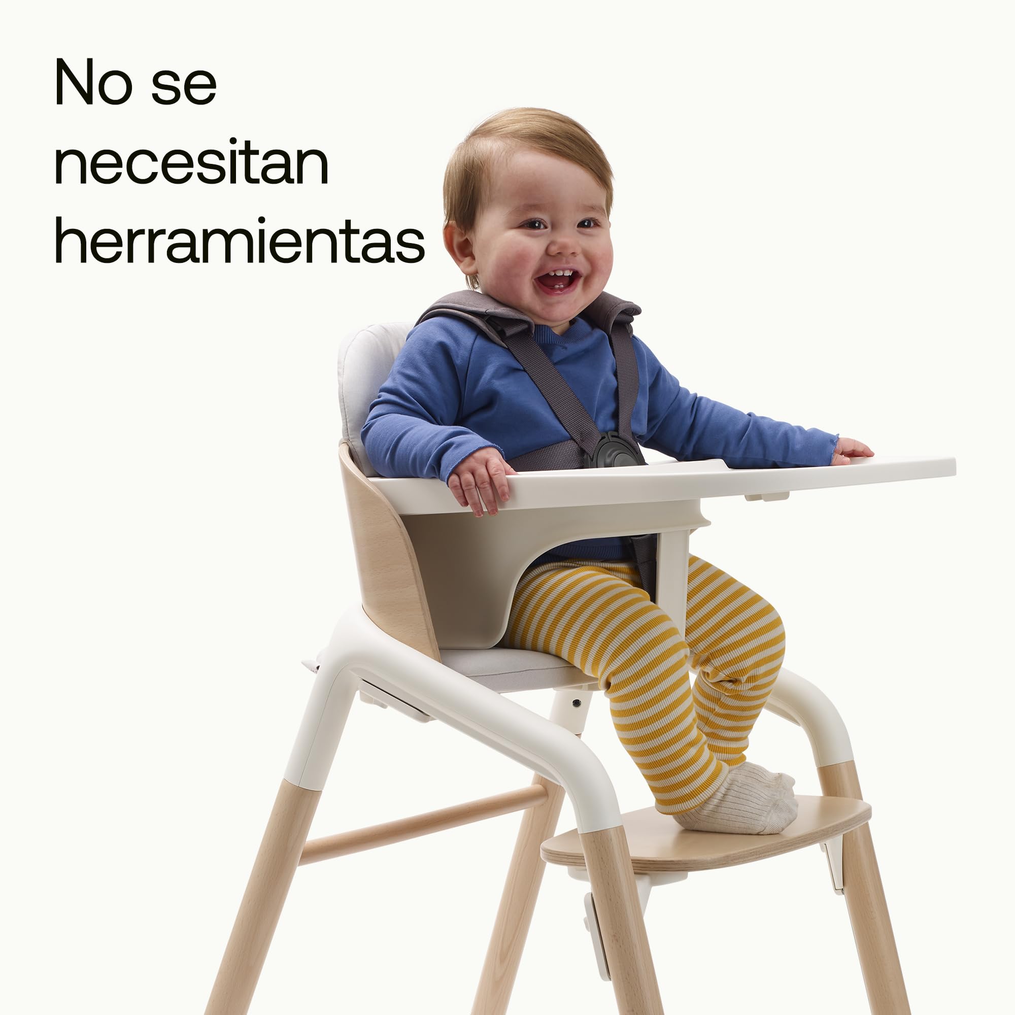 Bugaboo Giraffe Bandeja para Baby Set de Trona Bugaboo Giraffe, Fácil de Limpiar, Higiénica, Apta para Lavavajillas, Quita y Pon con 1 Clic, Sostenible, Negra