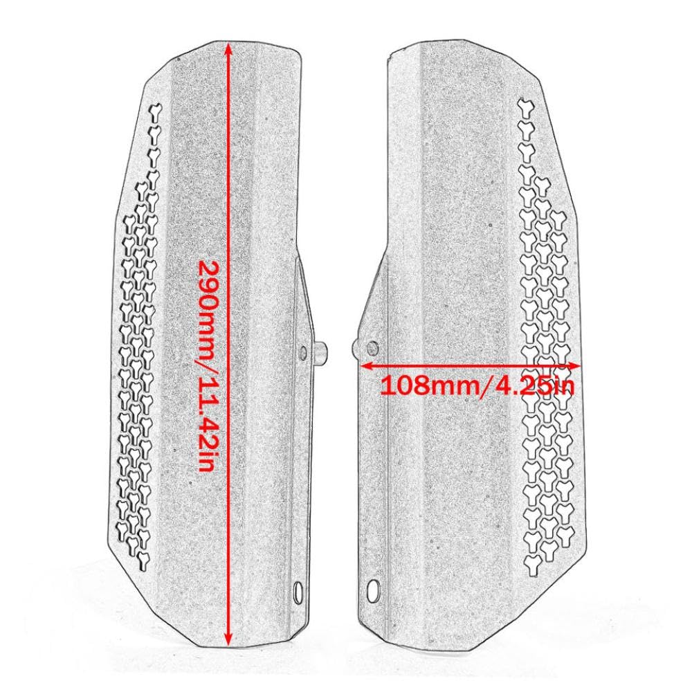 Coperchio di protezione per ammortizzatore per scrambler 400 x 400x Protettore della forcella anteriore della moto compatibile con 2024 2025