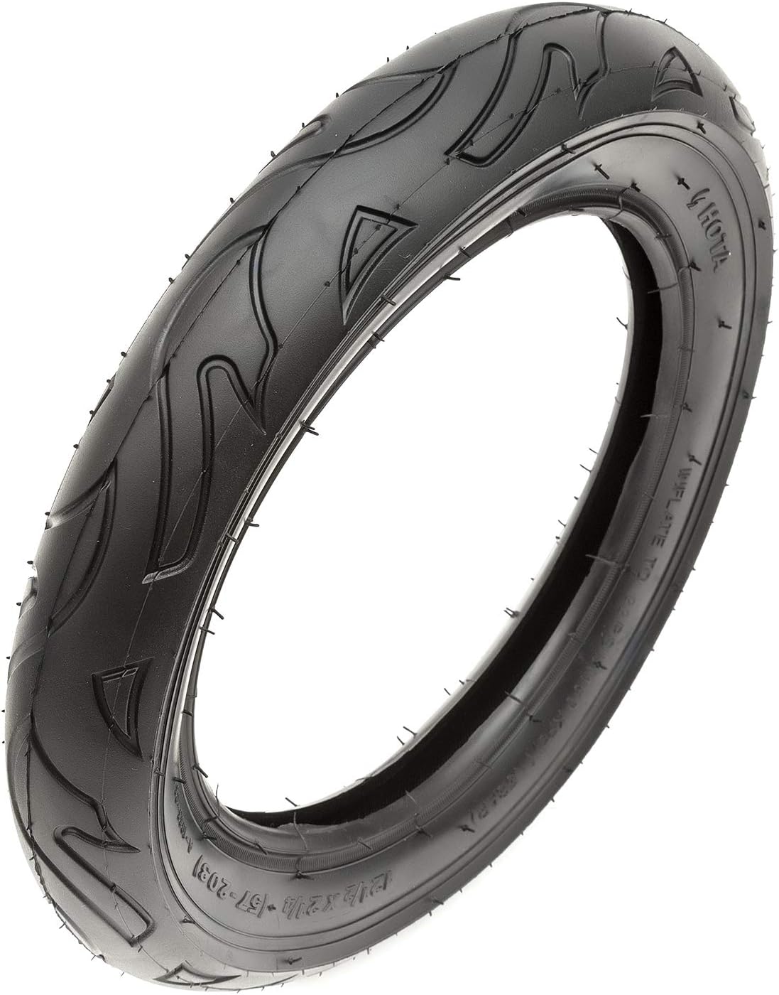 Tyre 12.5 x 2.25 Flame Tread 2 Ply Compatible/Replacement For Quinny Moodd Pushchair Pram Stroller