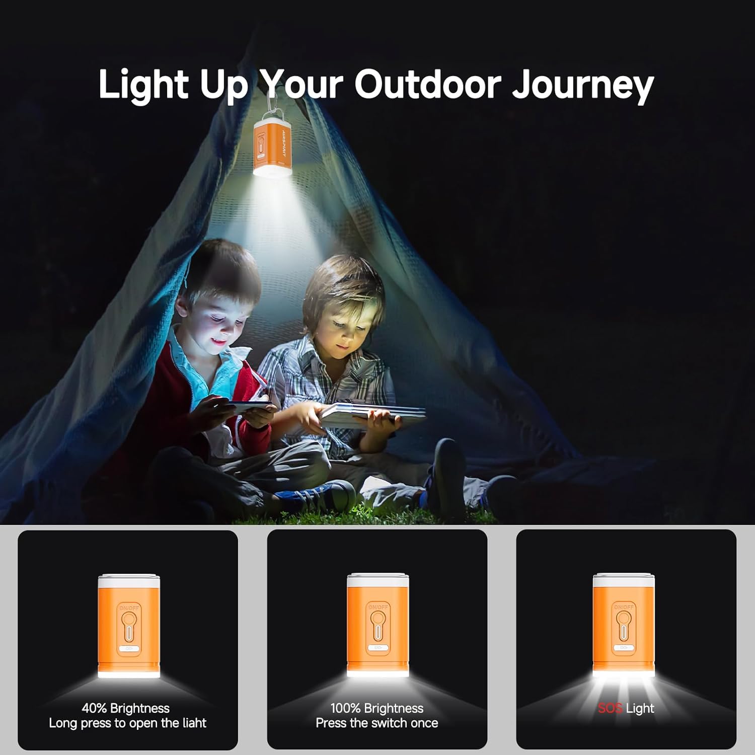 Portable Electric Mini Air Pump for Inflatables 2400mAh Rechargeable-Camping (SOS) Light,5 Universal Nozzles,Carabiner Clip-Fast Inflate/Deflate Pool Float/Air Mattress Bed/Vacuum Bag Home Storage - Image 7