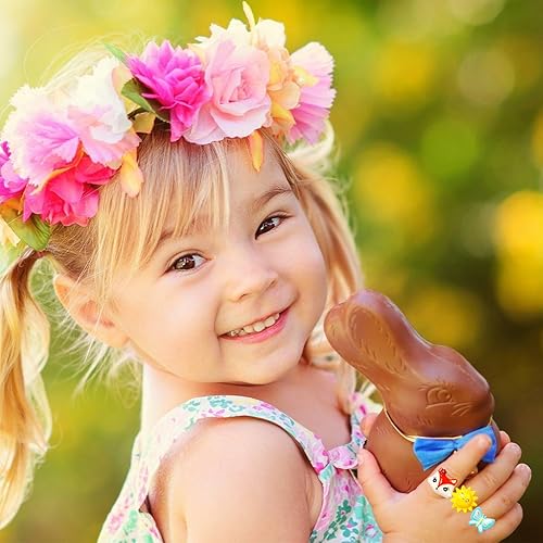 Miniatura 7 de PinkSheep Little Girl Jewel Rings Pink,Adjustable Princess Ring Set in Gift Box,Kids Dress Up Rings for Ages 3-12 with Butterfly, Fox, Rainbow