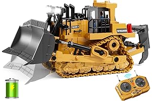 9-Channel RC Bulldozer: Bring Construction Play to Life for Ages 3-12!