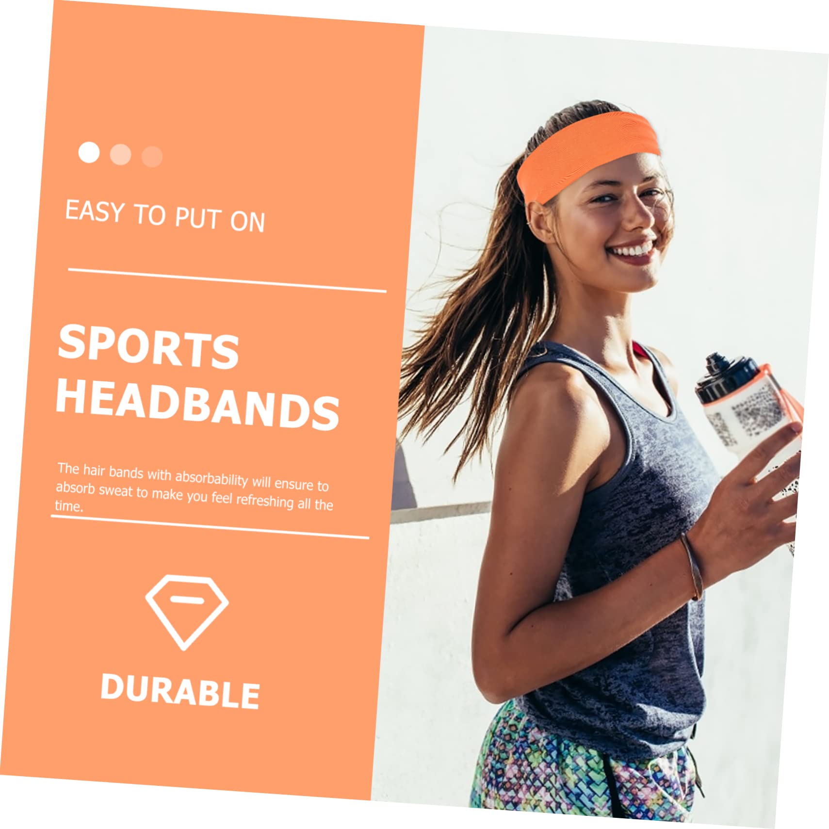 Toddmomy 6 Pièces Bandeau De Sport Bandeaux D'Entraînement Bandeaux Évacuant L'Humidité Bandeaux De Fitness Bandeaux De Basket-Ball Bandana pour Hommes Bandeau pour Hommes Bandeaux