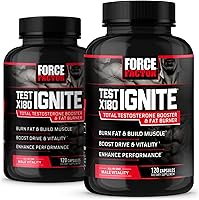 Vista 16 de Test X180 Ignite, potenciador de testosterona y quemador de grasa para hombres, suplemento de testosterona para quemar grasa, desarrollar músculo