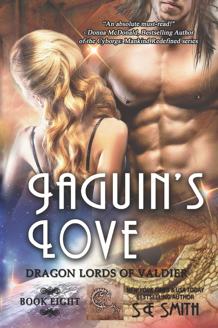 Jaguin's Love: Science Fiction Romance: 8 (Dragon Lords of Valdier)