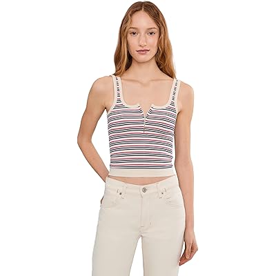 Free People Striped Simply Soft Cami peri combo