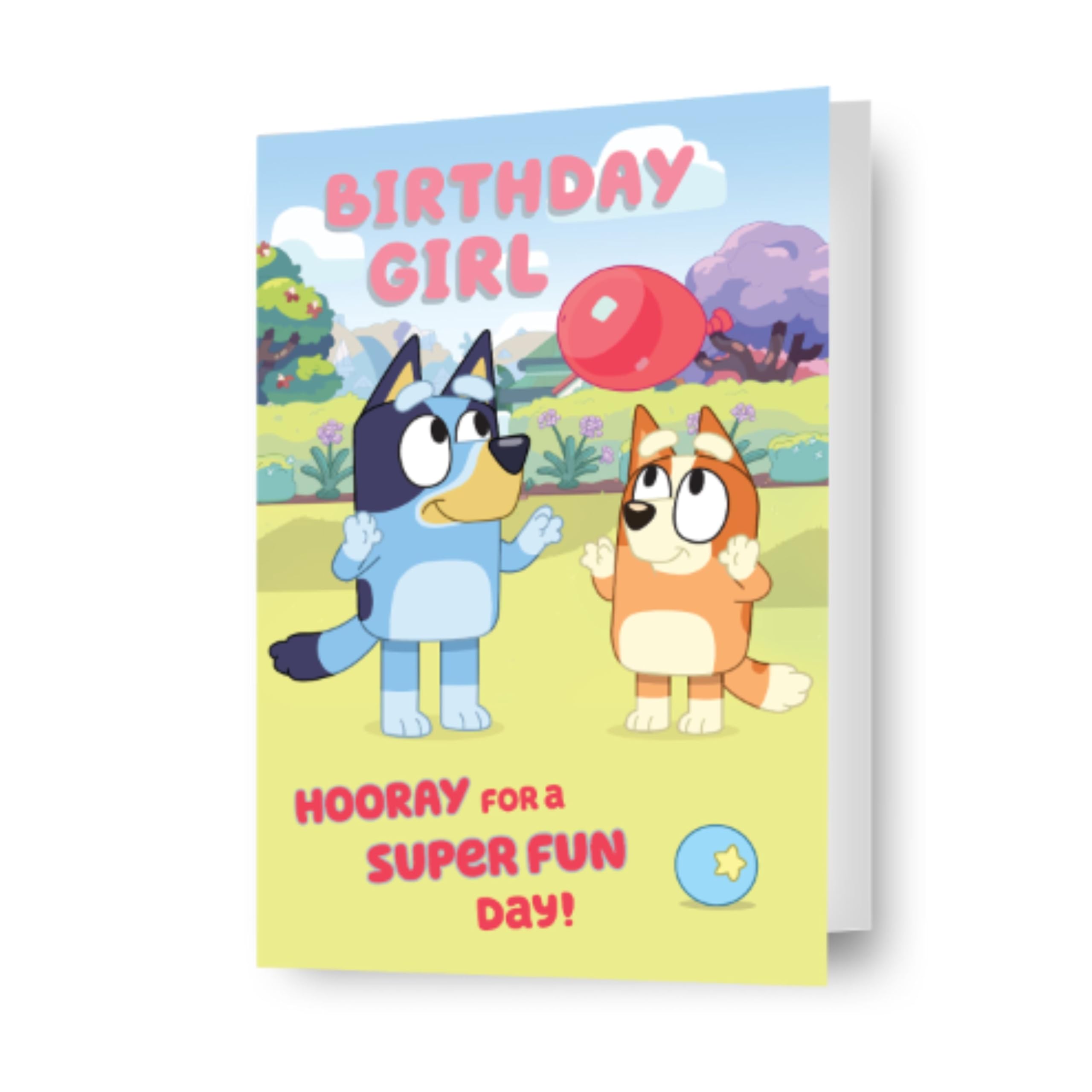 BLUEY BIRTHDAY GIRL BIRTHDAY CARD