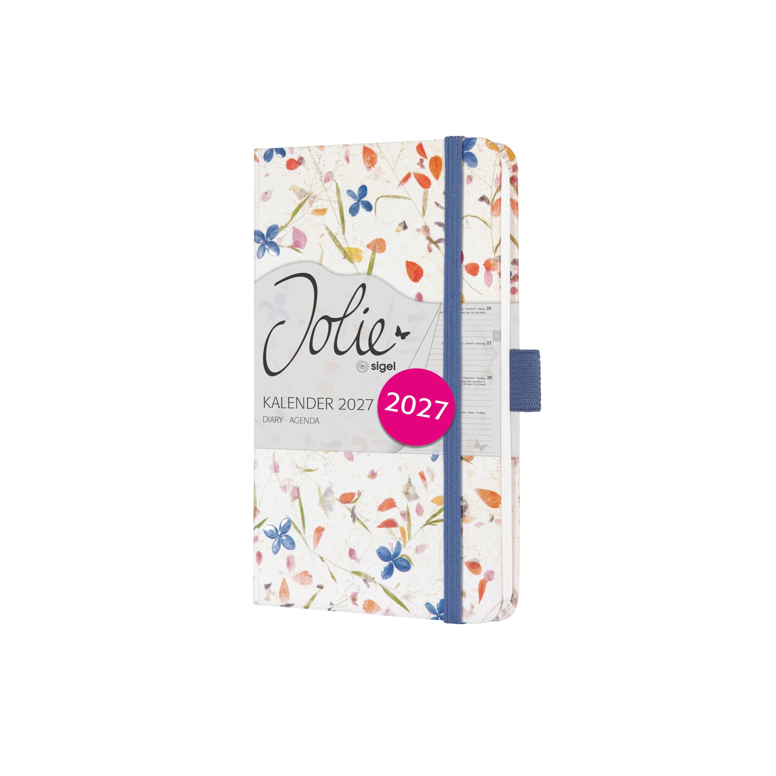 SIGEL Jolie 2027 weekly planner A6, hard cover
