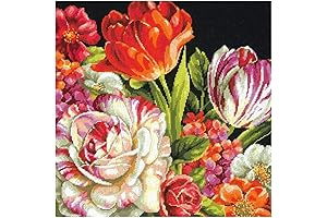 Wilton Flower Bouquet Needlepoint Pillow Kit: Craft Flourish in the Comfort of Home