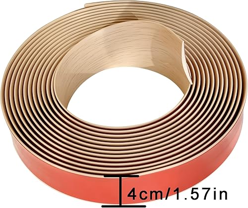 Miniatura 8 de Tira de transición de piso y autoadhesivo para piso de vinilo para bordes de piso, laminado para cubrir huecos de piso