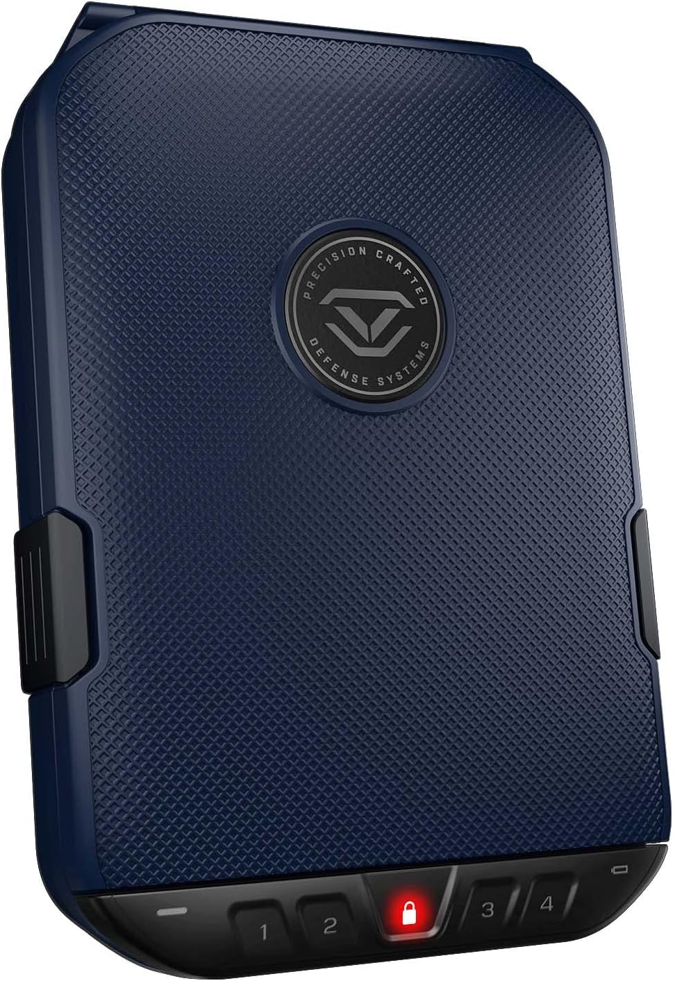 VAULTEK LifePod 2.0 Secure Waterproof Travel Case Rugged Electronic Lock Box Travel Organizer Portable Handgun Case with Backlit Keypad (Command Blue)