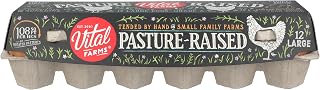 Vital Farms Pasture-Raised Large Grade A Eggs, 12 Count - Ethical, Certified Humane Pasture Eggs