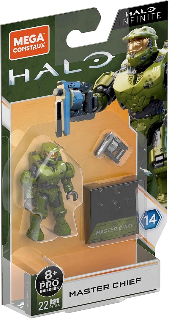 Mega Construx Halo Infinite Heroes Series 14 Master Chief Mini Figure