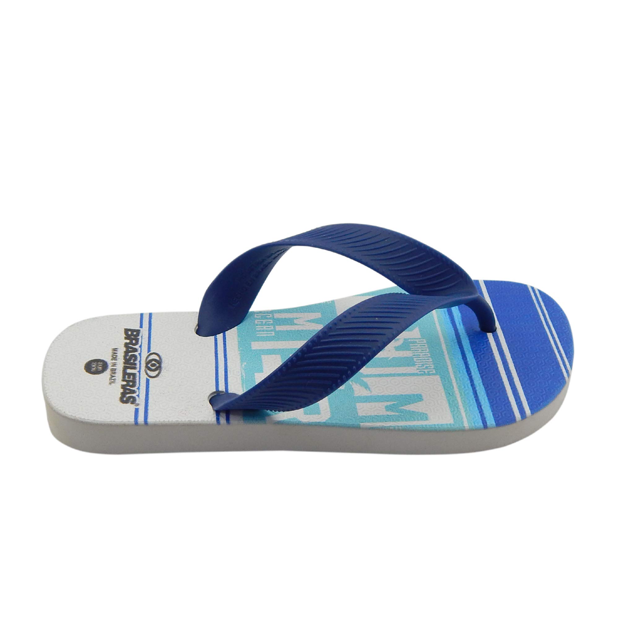 BRASILERAS - Chanclas de Playa y Piscina - Summer - Flip Flop de Suela Antideslizante - para niños - Tallas 27 al 34 EU - Hechas en Brasil
