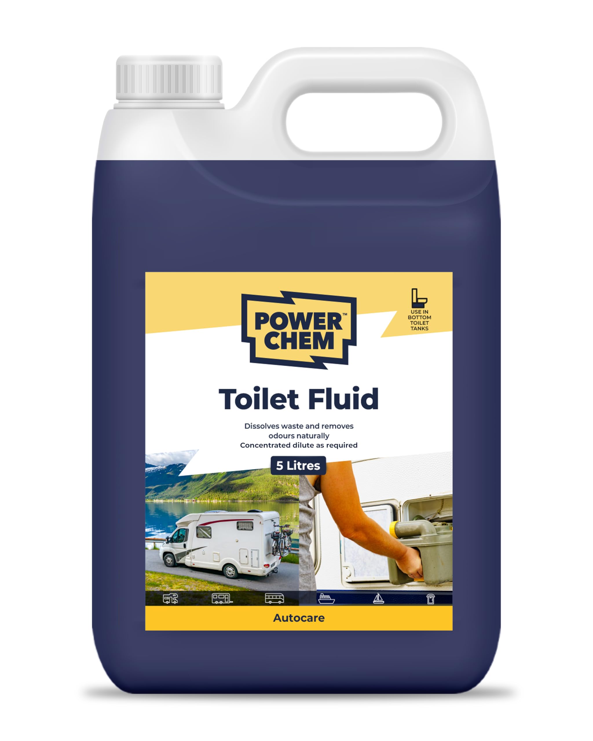PowerChem Chemische Toilettenflüssigkeit (5 l)
