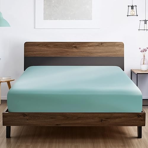 Miniatura 6 de FreshCulture - Sábana bajera de tamaño Individual XL, solo la sábana bajera, ultrasuave y transpirable, de microfibra cepillada, con esquinas