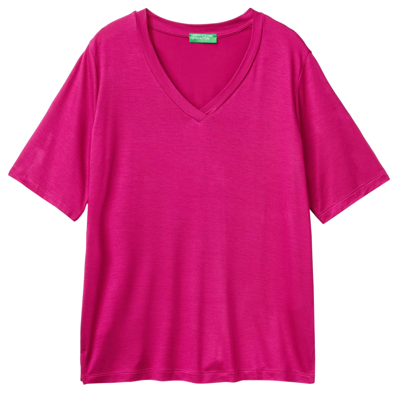 United Colors of Benetton Women's T-Shirt, Purple, XL