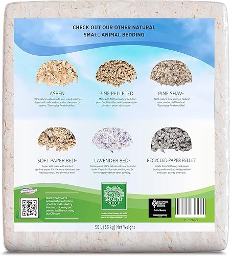 Miniatura 2 de Small Pet Select - Ropa de cama de papel blanco sin blanquear