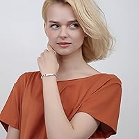 Vista 33 de mnmoom Pulseras de alerta médica para mujer, pulseras de identificación médica de corazón de acero inoxidable con grabado gratuito