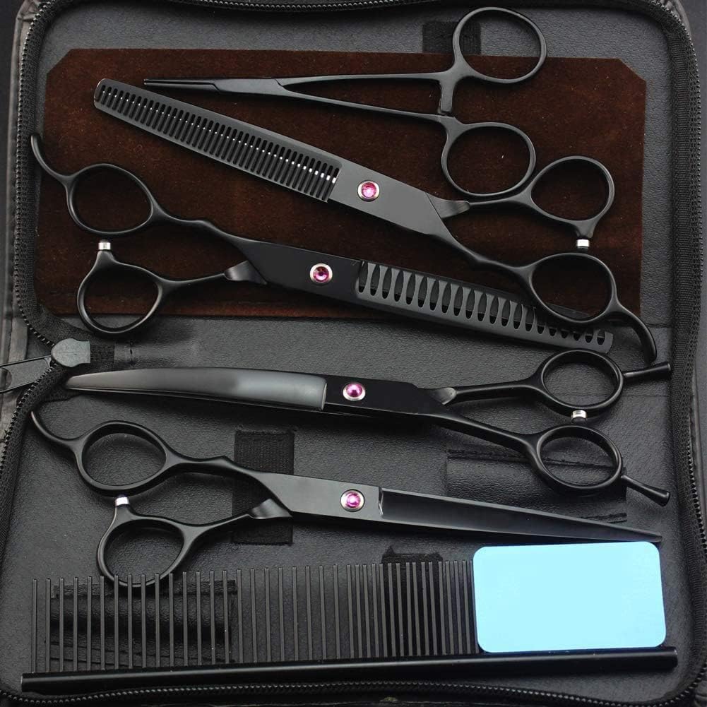 Left Handed Pet Grooming Scissors Set Professional Hair Scissors Cut Hair Cutting Salon Scissor Barber Shears Hairdressing Scissors