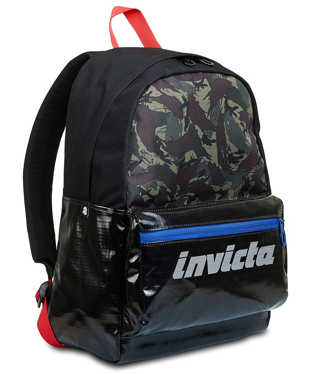 Invicta Backpack, BARLY Eco-friendly Knapsack, Casual Daypack, Unisex, One Size, Italian Design green