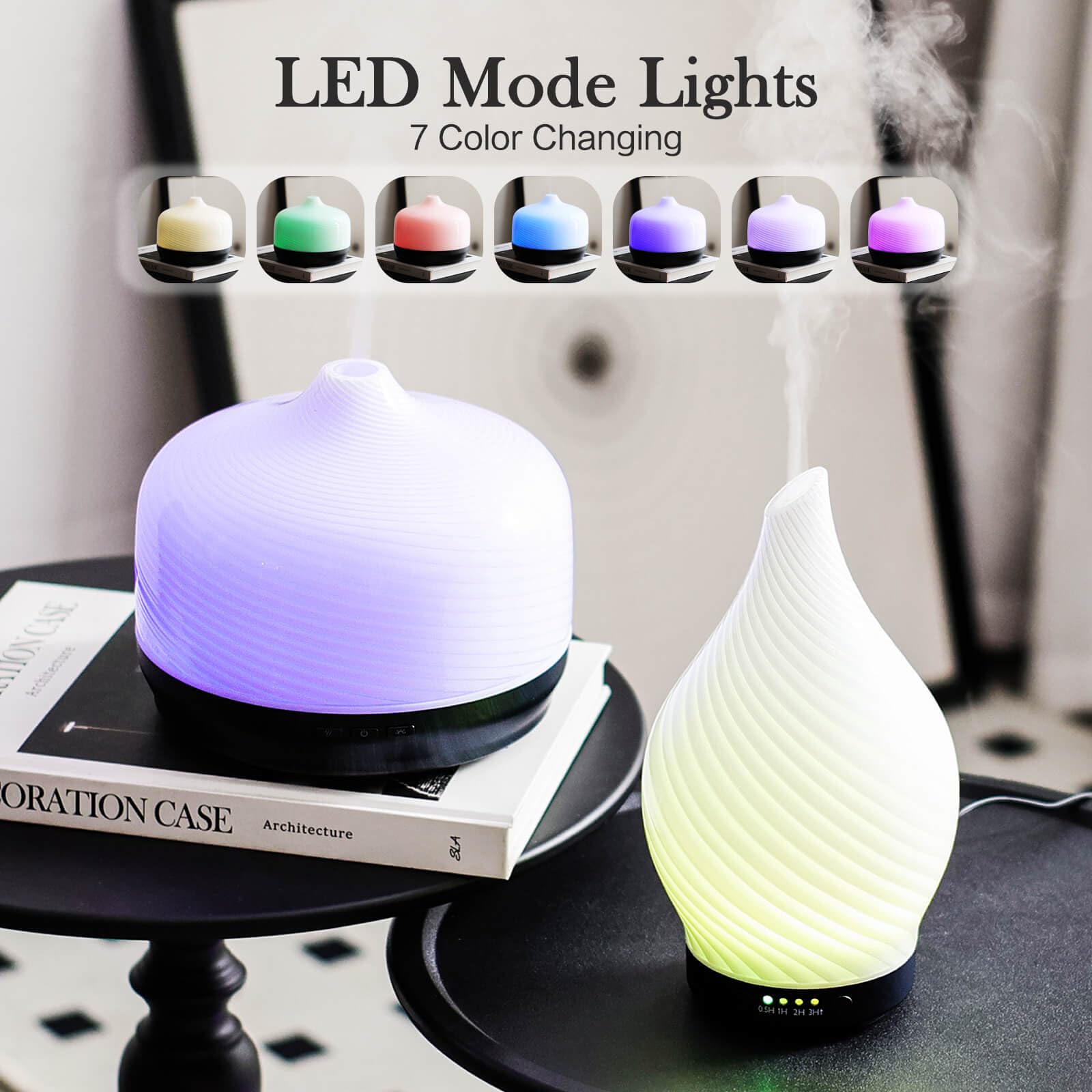 Running Man Diffuser Snapklik.com : Porseme 500ml Glass Essential Oil Diffuser Aromatherapy ...