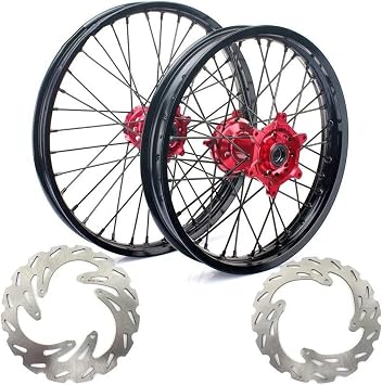 Replace Brake Disk 21" 19" / 18" Wheel Rim Hub Brake Discs Rotors For H-onda CR125R CR250R 2002 2003 2004 2005 2006 2007 CR 125 R 250