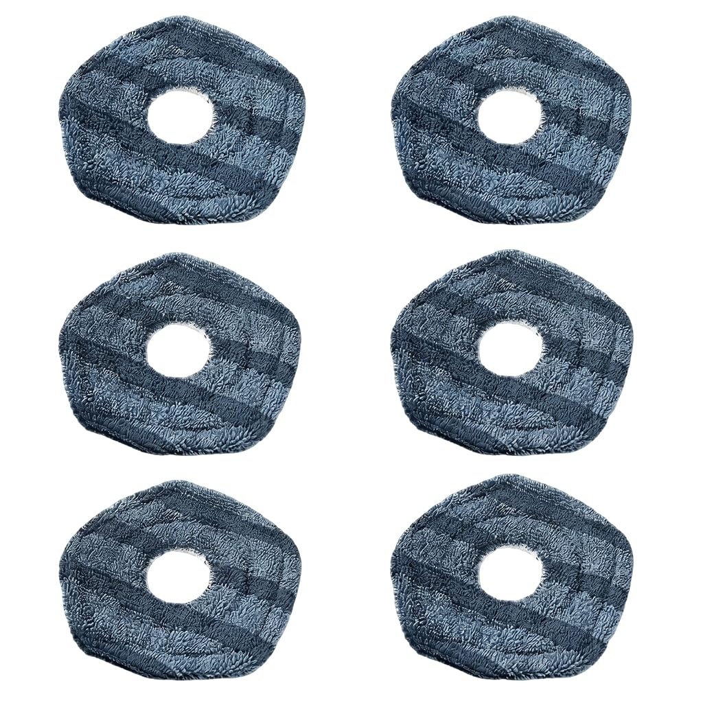 6 Pack Efficient Cleaning Pads for Eufy X10 Pro OMNI / X9 Pro Robot