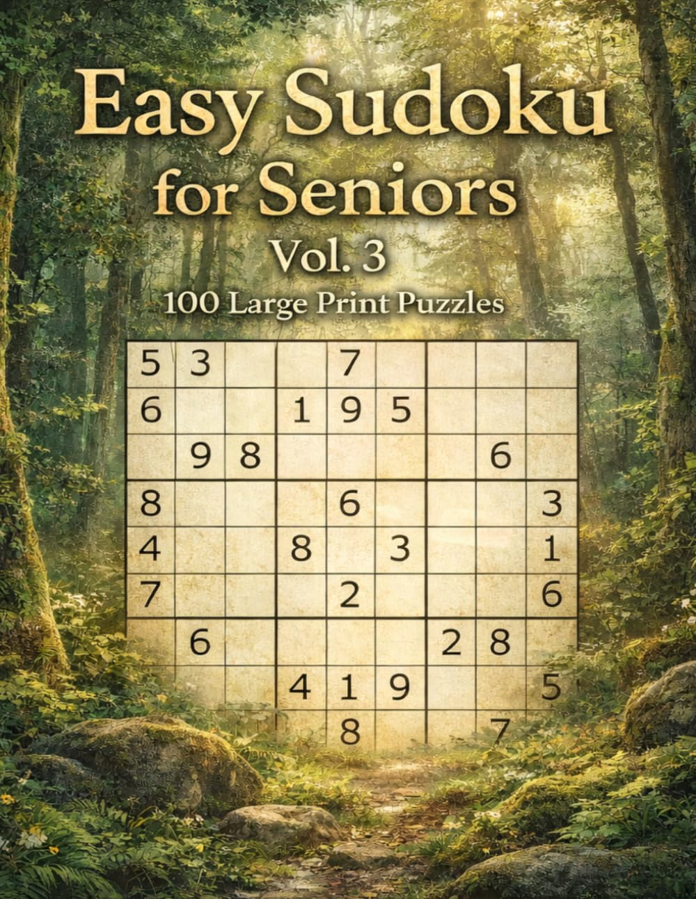 Easy Sudoku for Seniors: 100 Large Print Puzzles