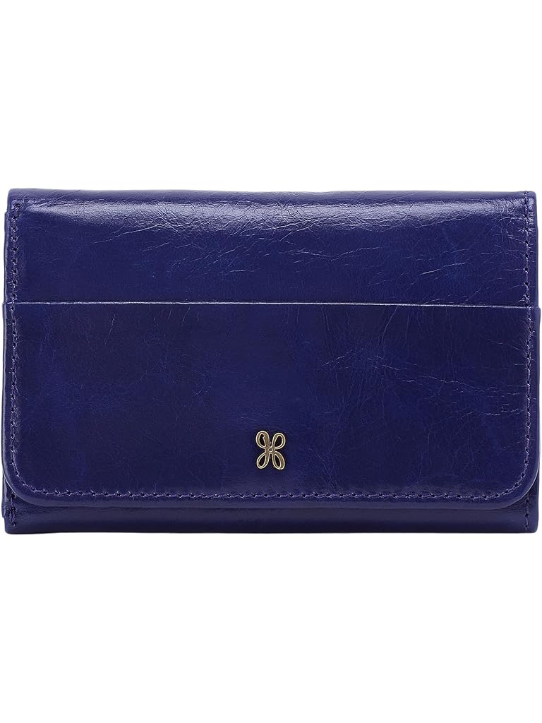 Red HOBO Jill Trifold Wallet