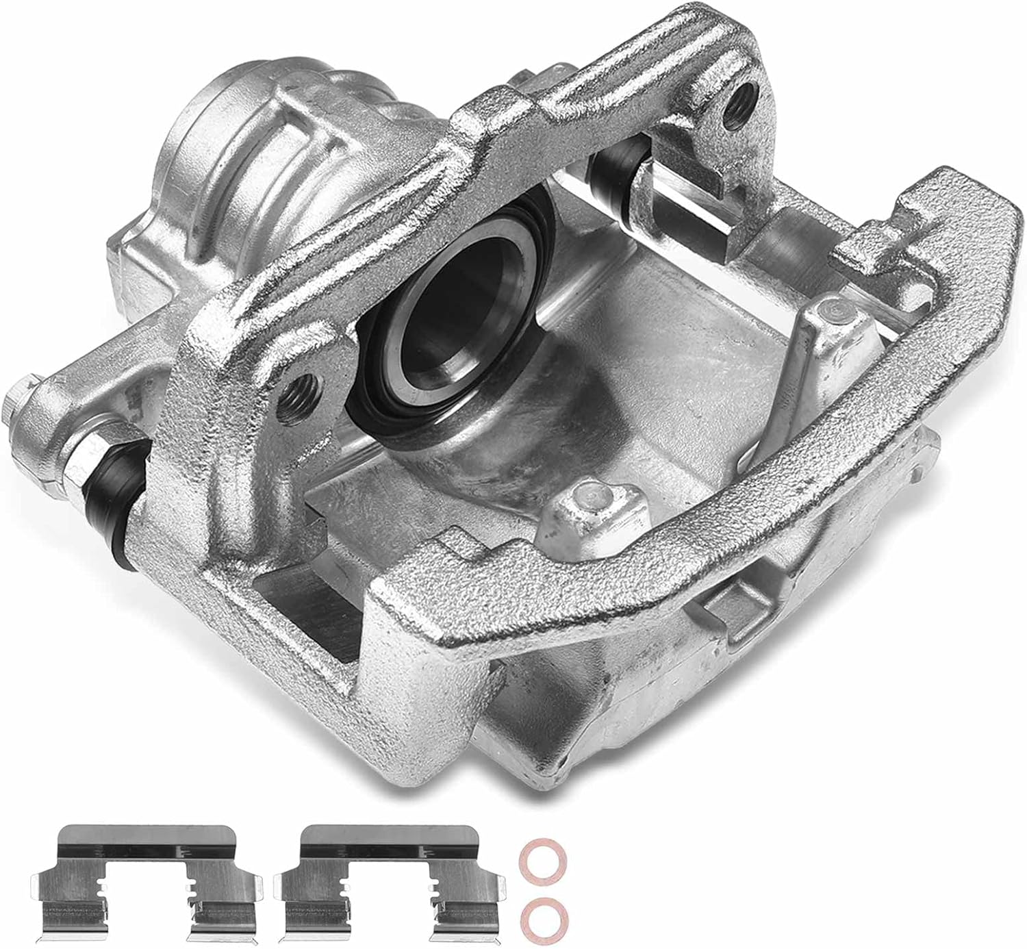 A-Premium Disc Brake Caliper Assembly with Bracket Compatible with Select Pontiac Models - G8 2008-2009, 3.6L - Rear Right Passenger Side