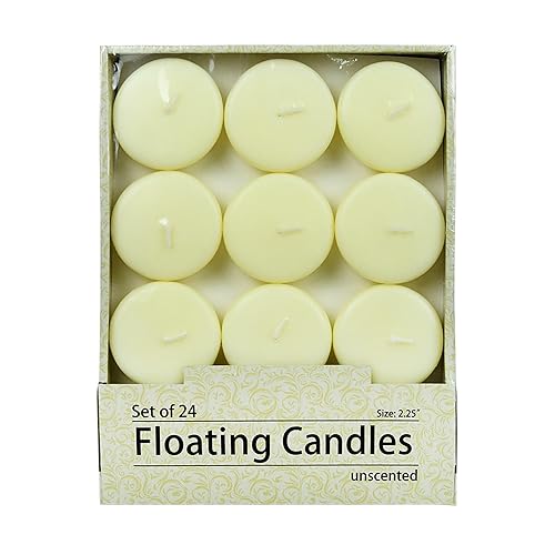 Miniatura 2 de Zest Candle Velas flotantes marfil de 2 1/4 pulgadas
