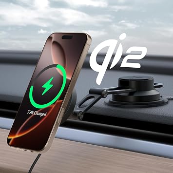 Spigen OneTap Pro 4 MagFit Qi2 15W MagSafe Car Charger