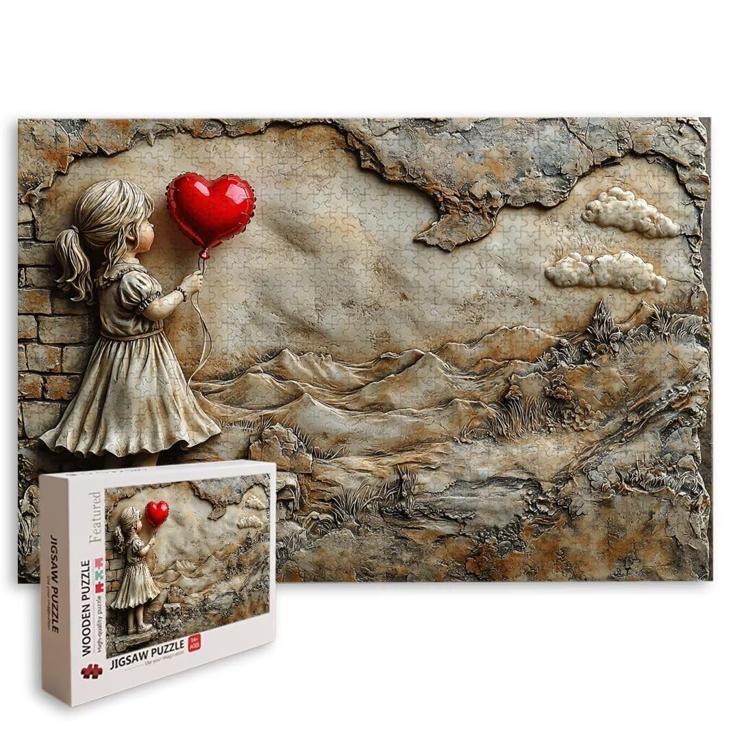 Puzzle Ragazza, Puzzle 5000 Pezzi Adulti per Decor, Regalo Donna/Uomo -8474