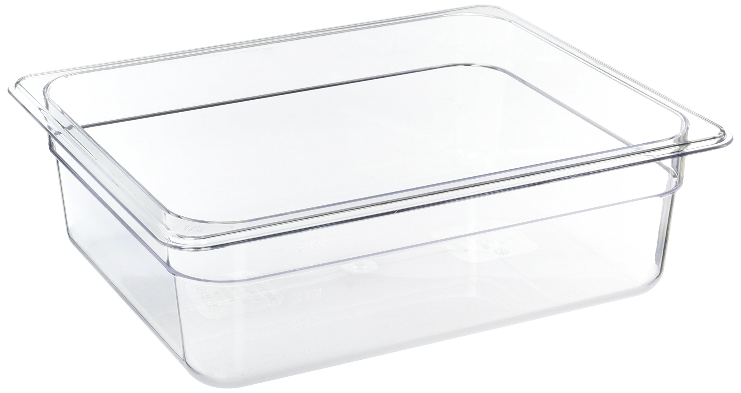 Winco 1/2 Size Pan, 4-Inch (Polycarbonate)