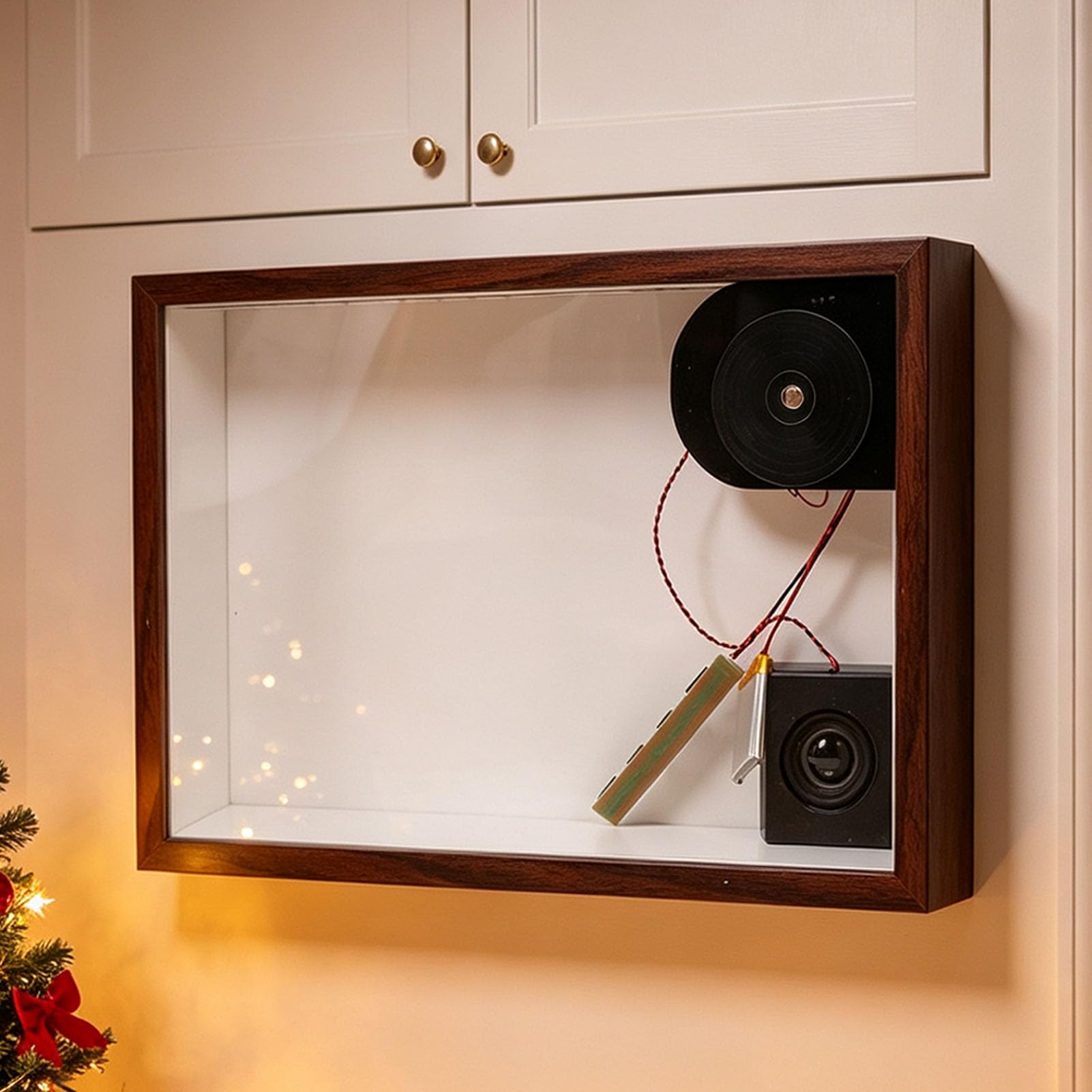 Set di Magneti da Frigorifero Musicali NFC, Mdf, Disco Rotante