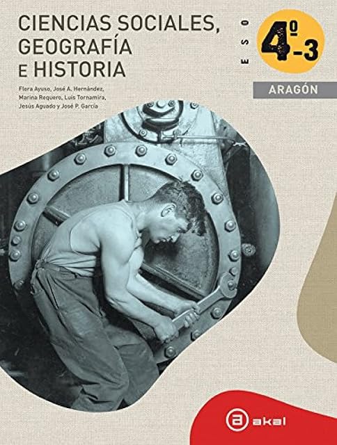 Portada de ESO 4º Sociales 12 Aragon Trimestres