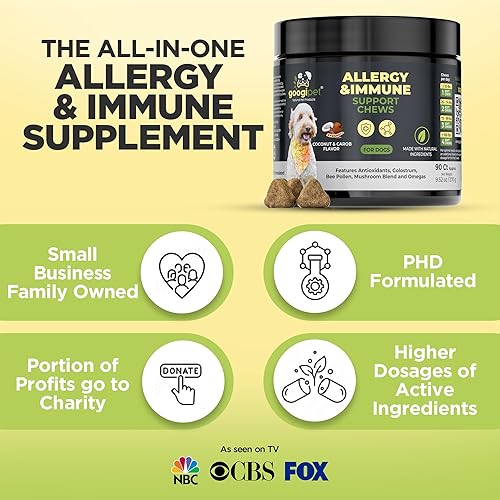 Vista 15 de Googipet Suplemento prémium para cadera y articulaciones para perros, masticables suaves de glucosamina con mejillones de labios verdes para perros