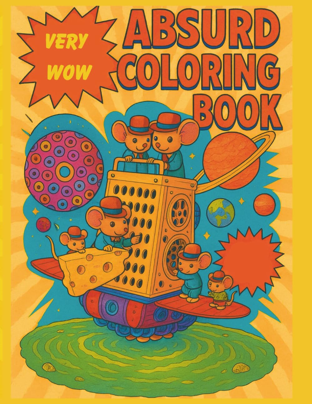 Absurd coloring book: Unhinged, and Hilarious Anti-Stress Experience for adult meme lovers