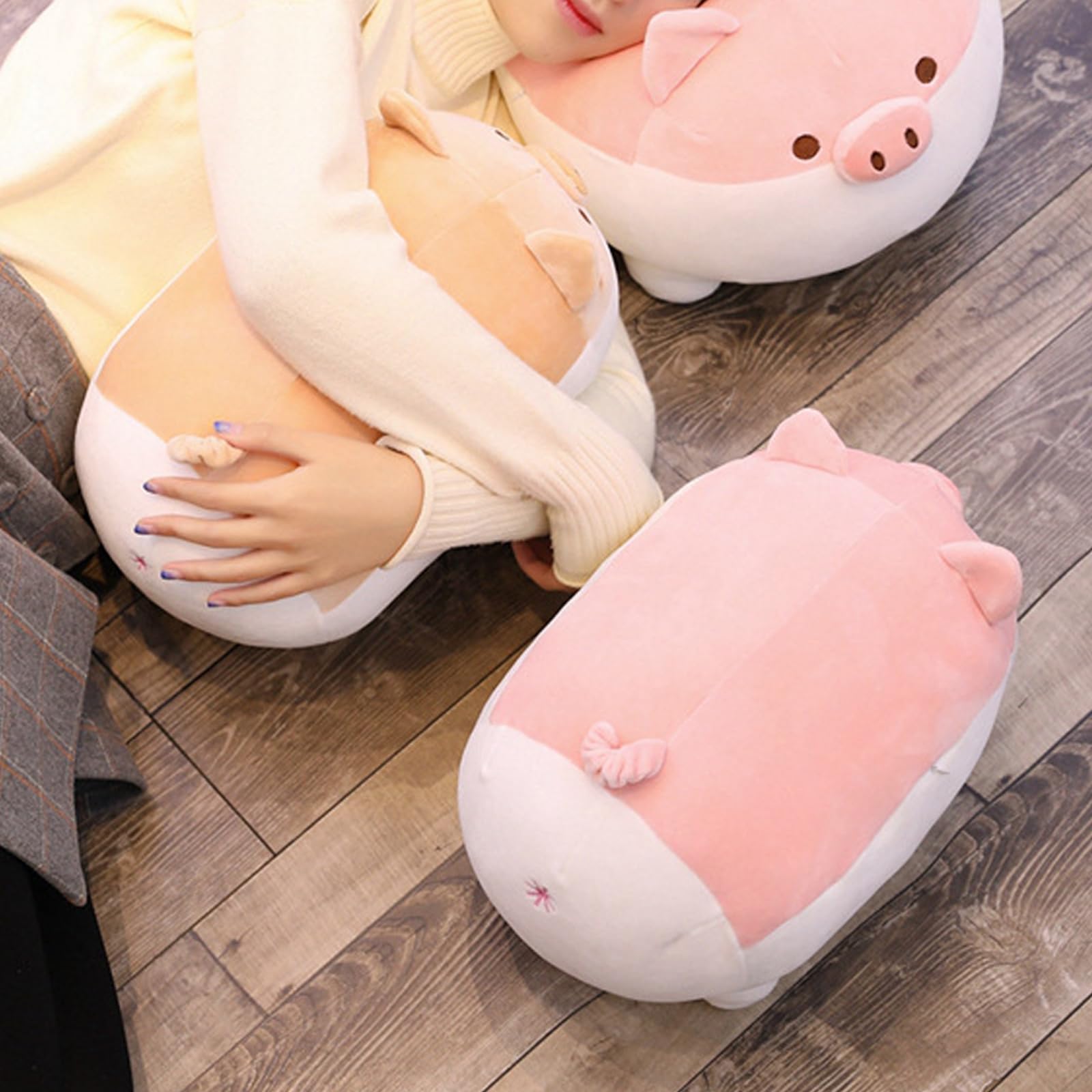 Cojín De Cerdo Gigante – Peluche Suave Y Almohada De Cerdito Para Niños Y Adultos