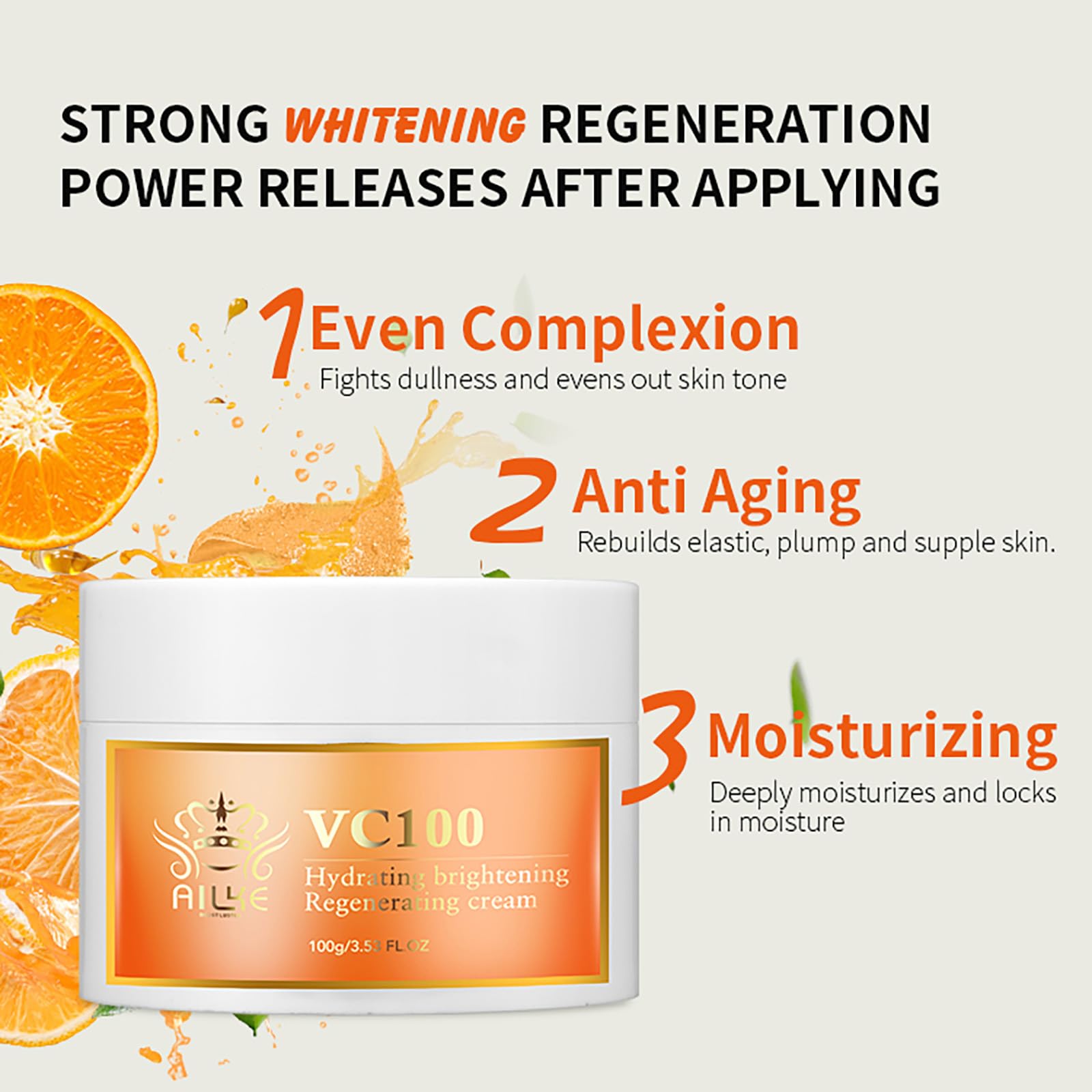 Amazon.com: AILKE Vitamin C Face Cream, Brightening, Firming, Skin