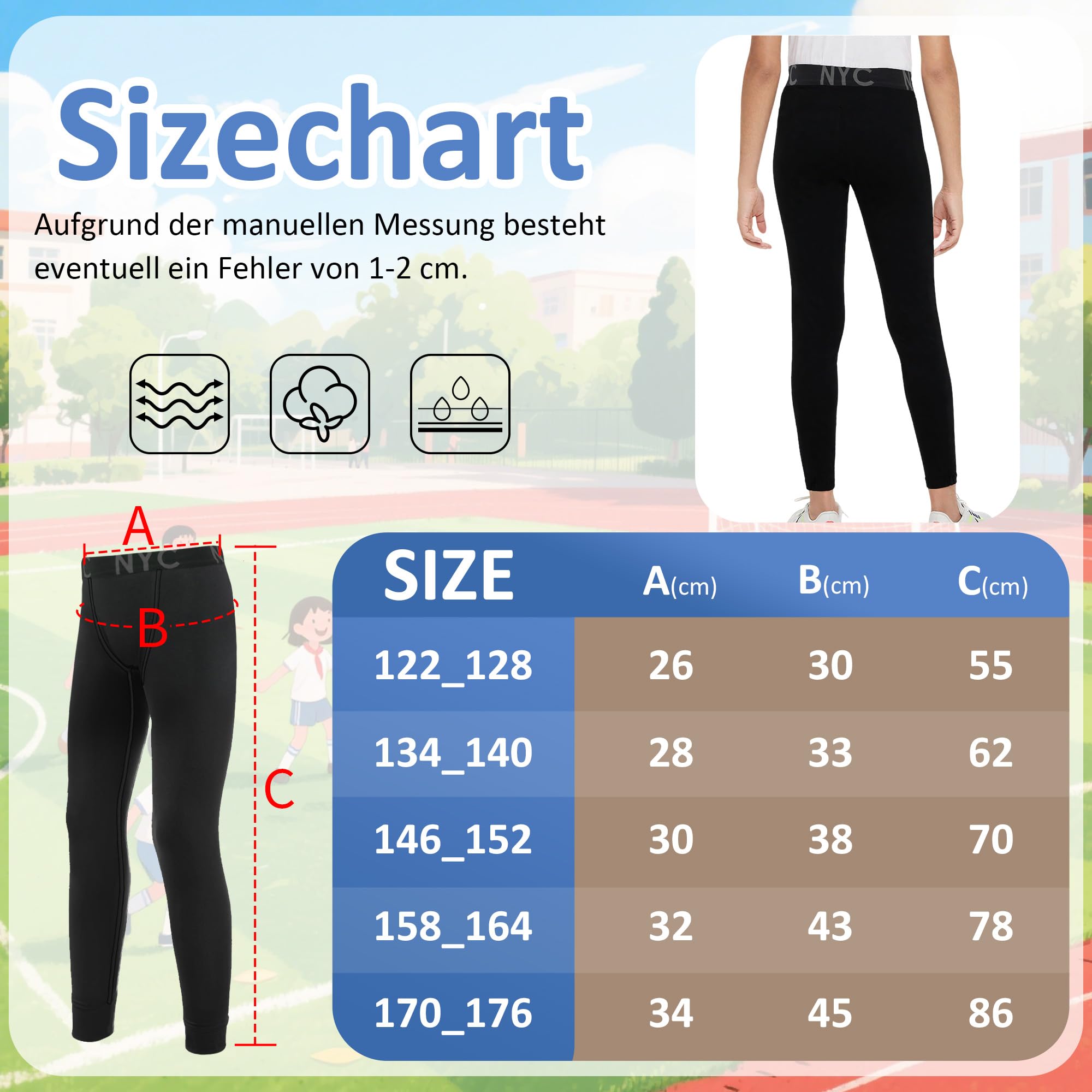 Leggings de Compression Enfants Garçons Sous-vêtements de Sport