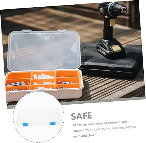 Miniatura 8 de DOITOOL Caja de almacenamiento de piezas electrónicas Caja organizadora de herramientas multiusos para escritorio
