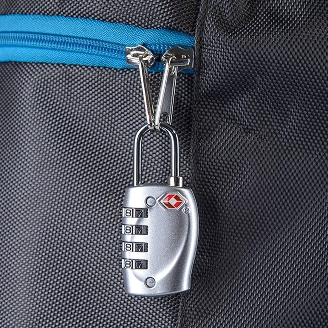Candados for equipaje, candados, 4 dígitos, seguridad for maletas de viaje, aduanas, contraseña metal