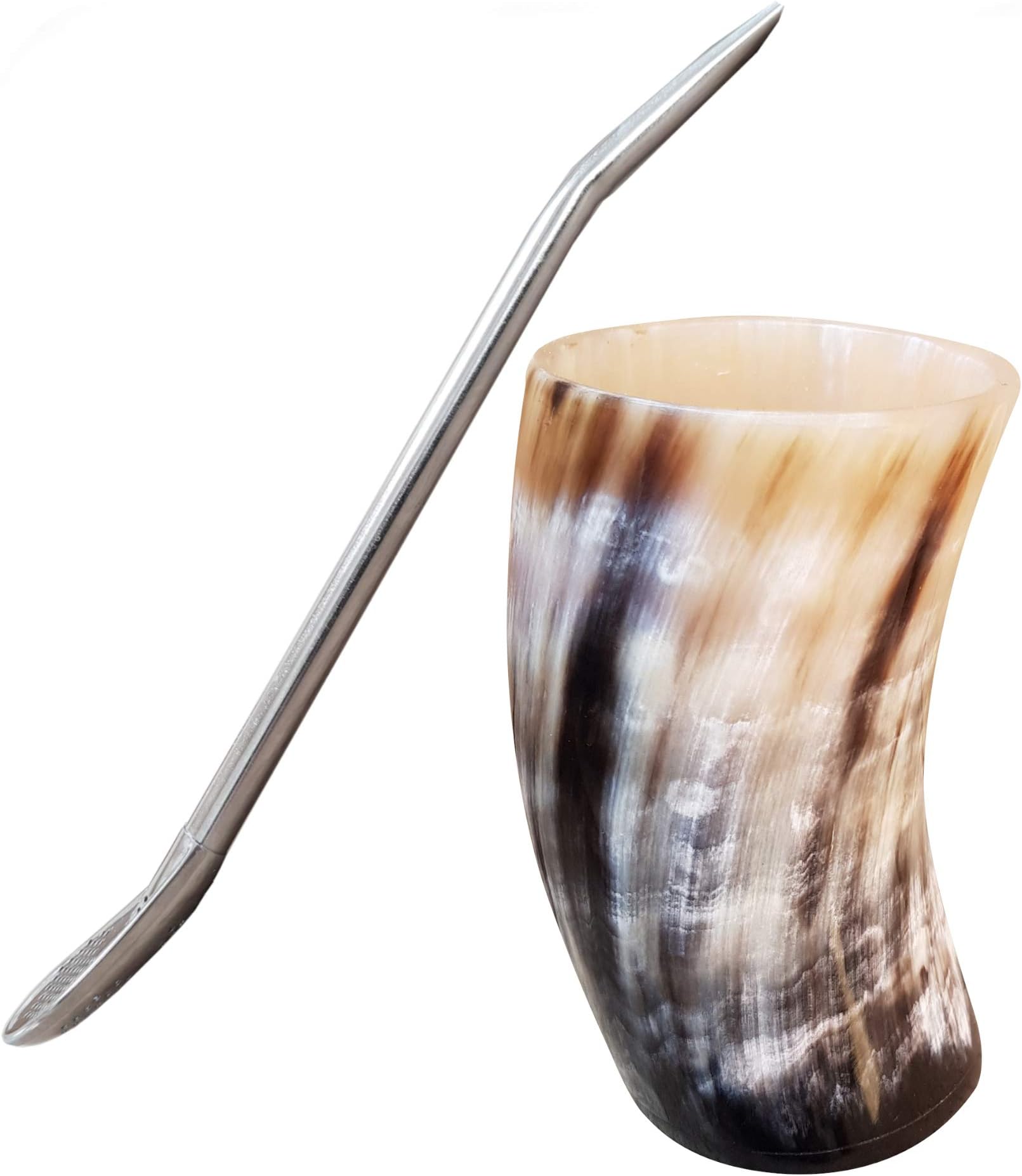 Terere Starter Kit | with Guampa Cup | Stainless Steel Bombilla |Paraguayan Style | Perfect for tereré